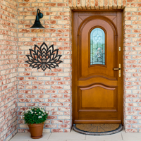 Sacred Lotus Mandala Wall Art - Image 2