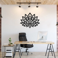 Sacred Lotus Mandala Wall Art