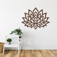 Sacred Lotus Mandala Wall Art - Image 4