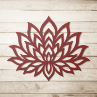 Sacred Lotus Mandala Wall Art - Image 5