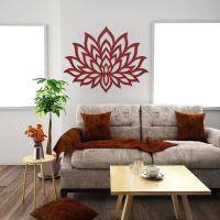 Sacred Lotus Mandala Wall Art - Image 5