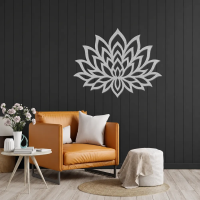 Sacred Lotus Mandala Wall Art - Image 6