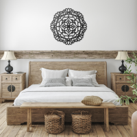 Sacred Petal Mandala Steel Art - Image 3