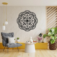 Sacred Petal Mandala Steel Art - Image 2