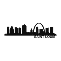 Saint Louis Skyline - Metal Wall Art