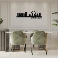 Saint Louis Skyline - Metal Wall Art - Image 3