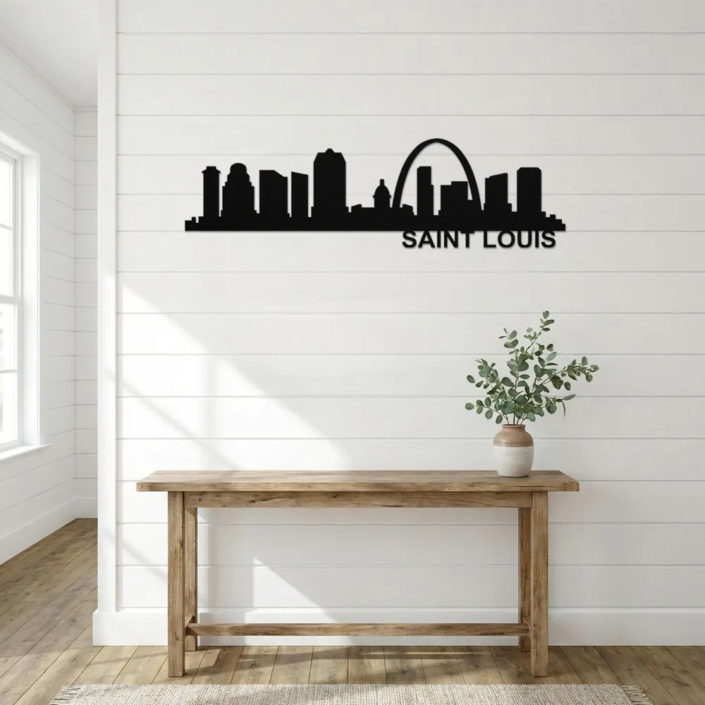 Saint Louis Skyline - Metal Wall Art - Image 1