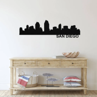 San Diego Skyline - Metal Wall Art