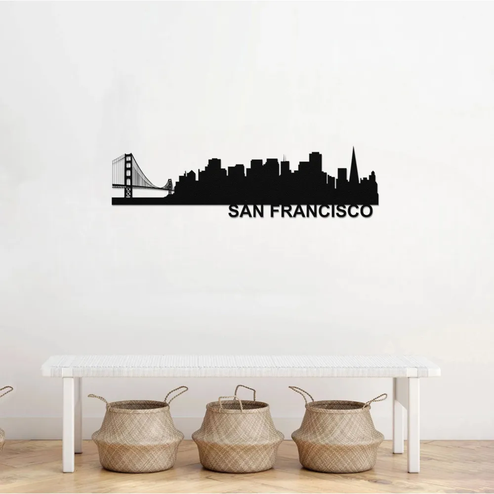 San Francisco Skyline - Metal Wall Art