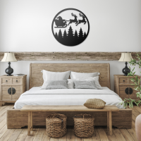 Santa Claus coming Metal Wall Art - Image 3