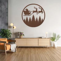 Santa Claus coming Metal Wall Art - Image 4