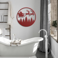 Santa Claus coming Metal Wall Art - Image 4
