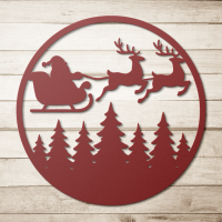 Santa Claus coming Metal Wall Art - Image 5