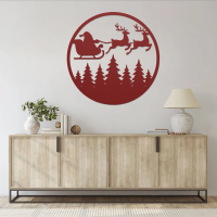 Santa Claus coming Metal Wall Art - Image 5