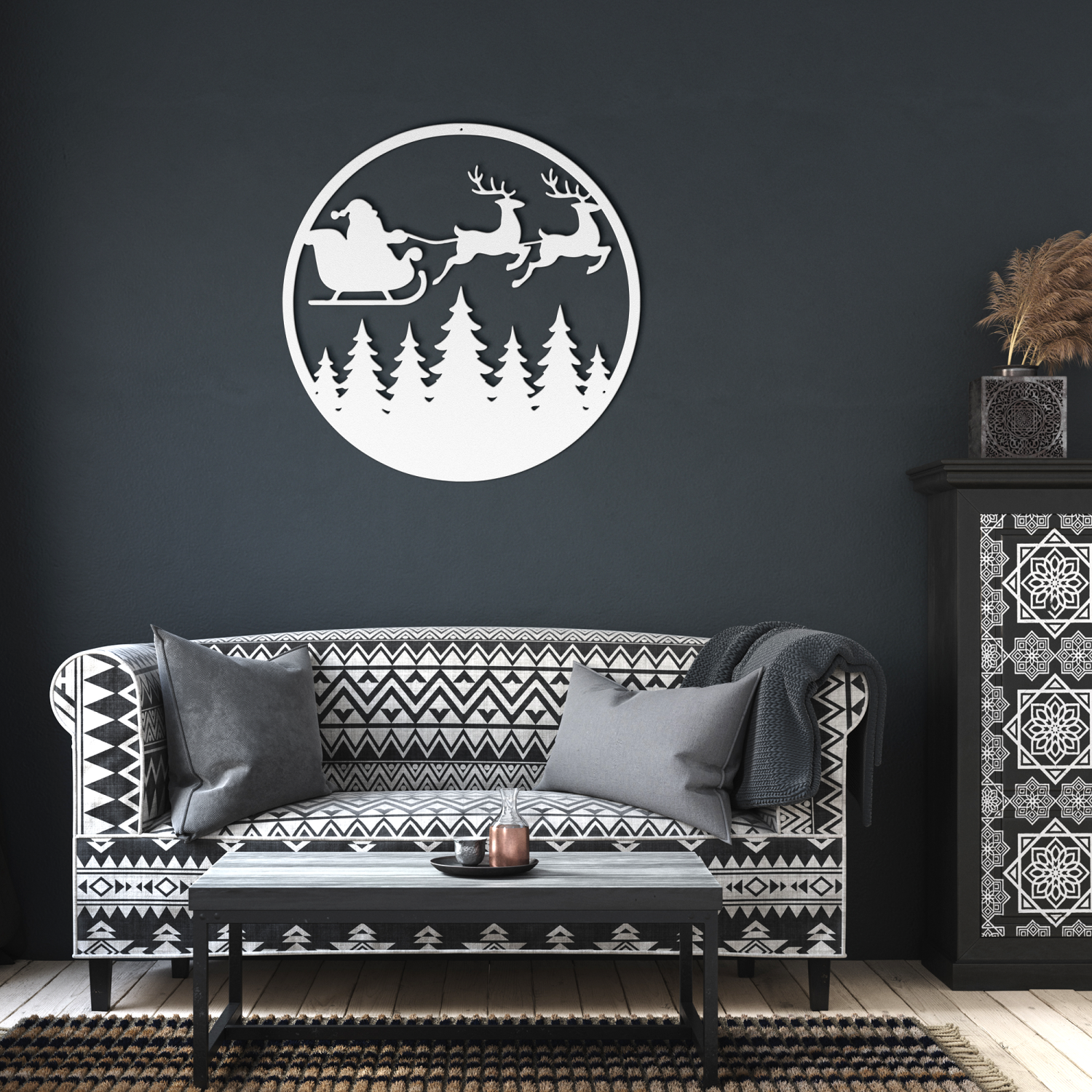 Santa Claus coming Metal Wall Art - Image 6