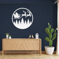 Santa Claus coming Metal Wall Art - Image 7