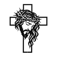 Savior__Cross_Steel_Wall_Art_Black_Transparent_Mockup-thumb.100x100.png Savior & Cross Steel Wall Art - Image 1