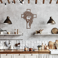 Savior & Cross Steel Wall Art - Image 7