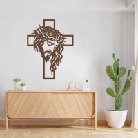 Savior & Cross Steel Wall Art - Image 4