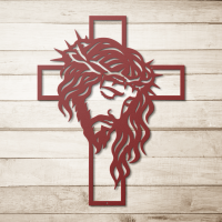Savior & Cross Steel Wall Art - Image 5
