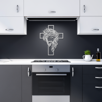 Savior & Cross Steel Wall Art - Image 10