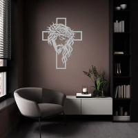 Savior & Cross Steel Wall Art - Image 6