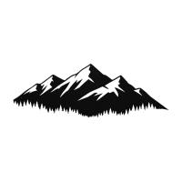 Scenic Mountain View Metal Art