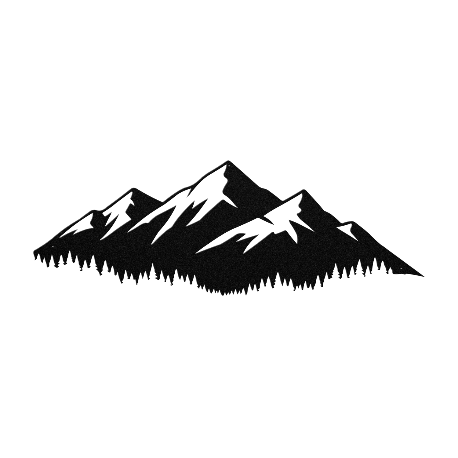 Scenic Mountain View Metal Art