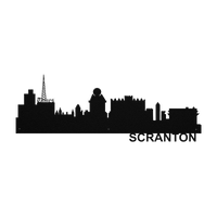 Scranton Skyline - Metal Wall Art