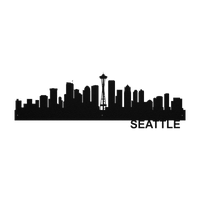 Seattle Skyline - Metal Wall Art