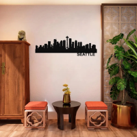 Seattle Skyline - Metal Wall Art