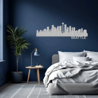 Seattle Skyline - Metal Wall Art - Image 6