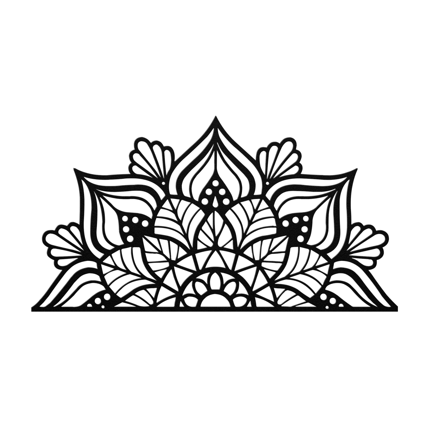 Serene Lotus Bloom Metal Art