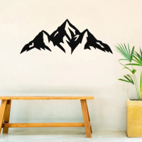 Serene Mountain Scene Metal Wall Art - Image 3
