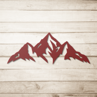 Serene Mountain Scene Metal Wall Art - Image 5