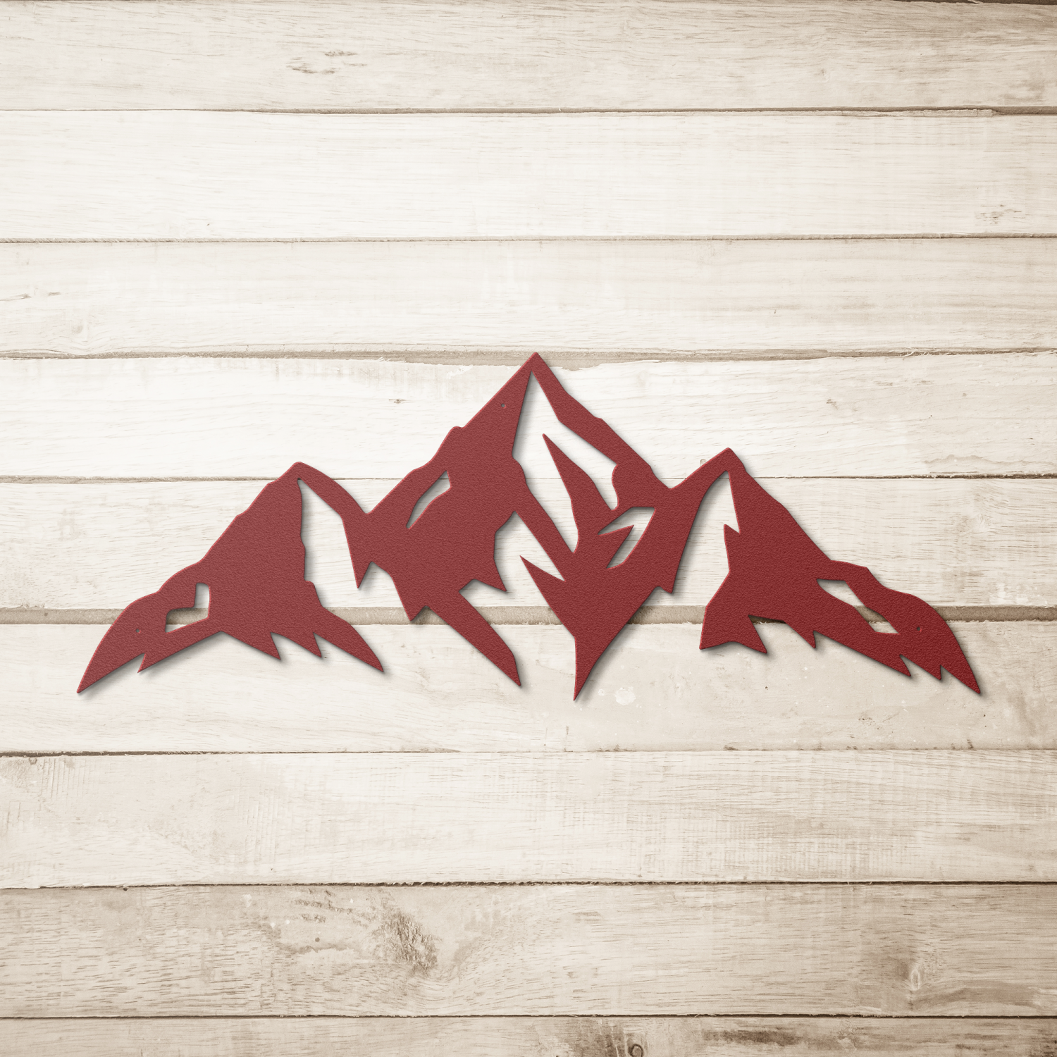 Serene Mountain Scene Metal Wall Art - Image 5