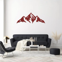 Serene Mountain Scene Metal Wall Art - Image 5
