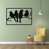 Serenity Birds on Branch Wall Art - Image 2