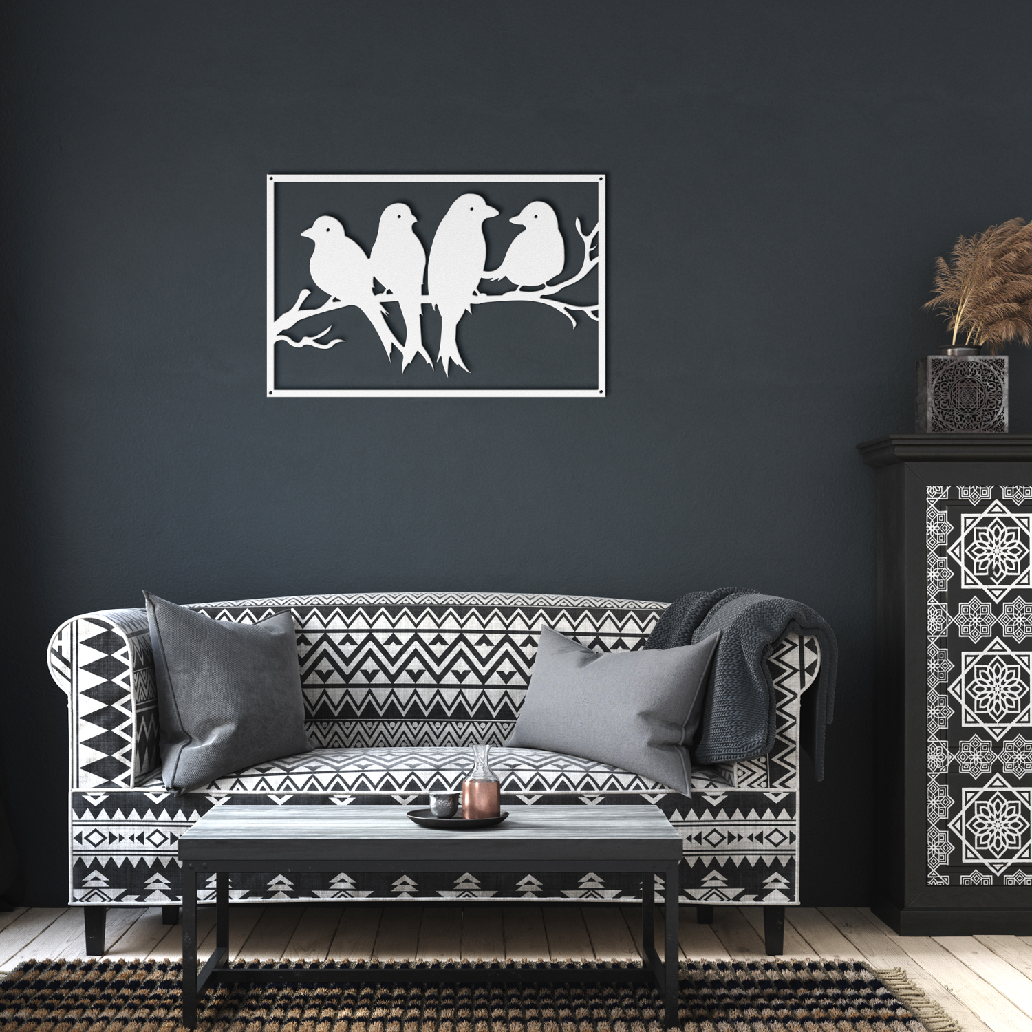 Serenity Birds on Branch Wall Art - Image 6