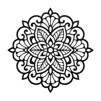 Spirit Garden Mandala Metal Art
