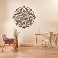 Spirit Garden Mandala Metal Art - Image 4