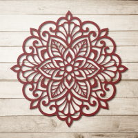 Spirit Garden Mandala Metal Art - Image 5