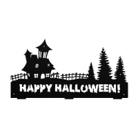 Spooky Halloween Metal Art