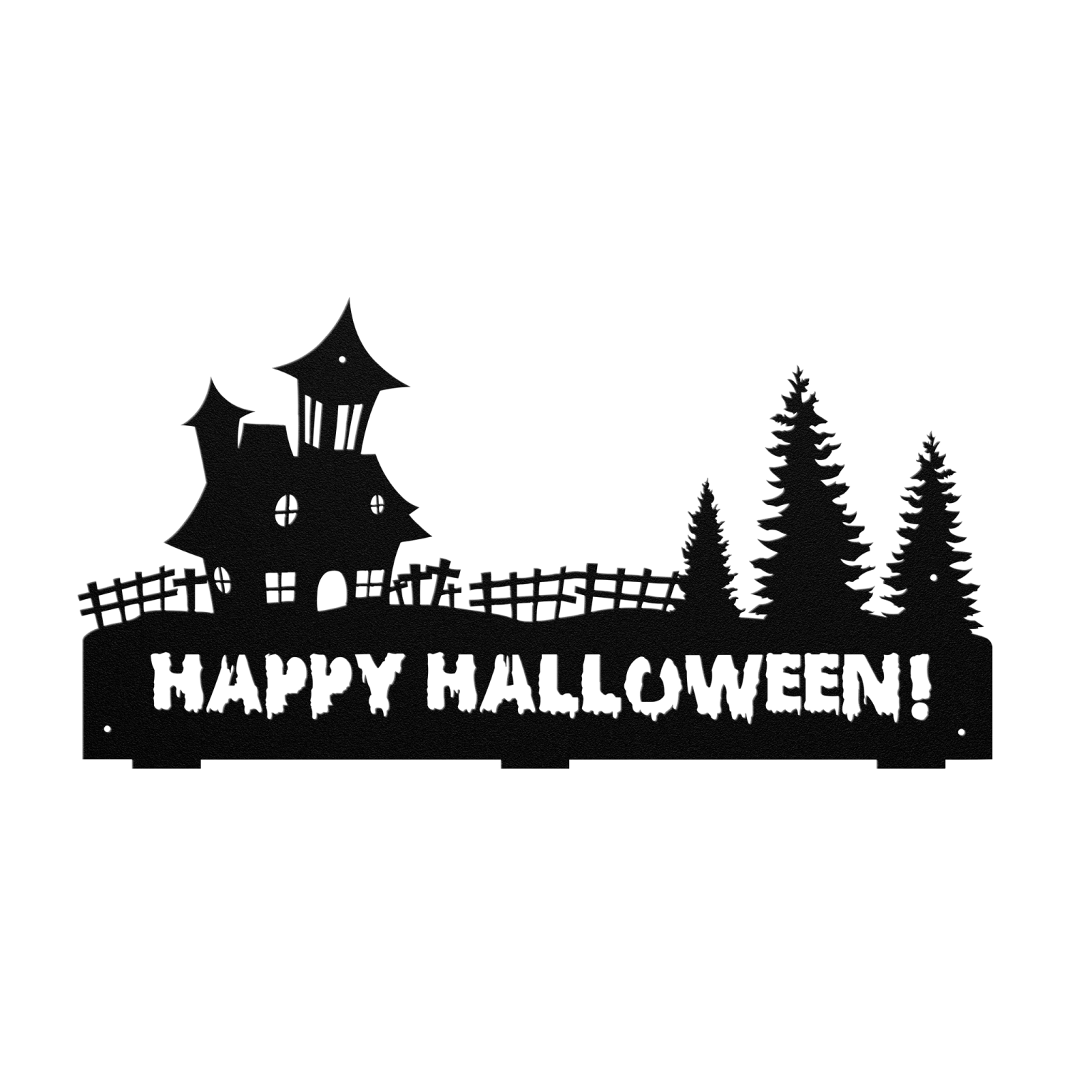 Spooky Halloween Metal Art