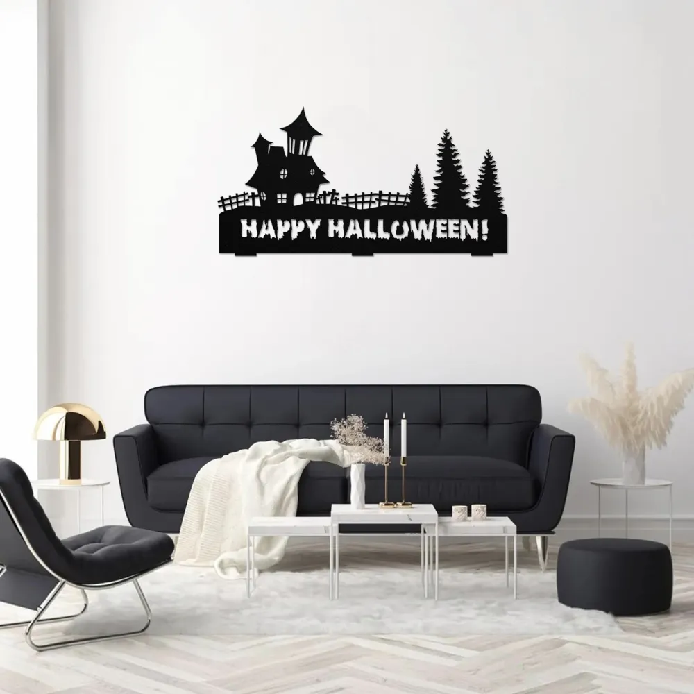 Spooky Halloween Metal Art