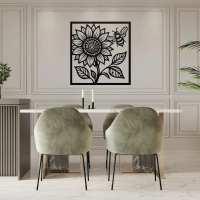 Sunflower & Bee Garden Wall Art - Image 3
