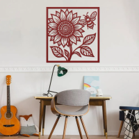 Sunflower & Bee Garden Wall Art - Image 5