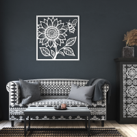 Sunflower & Bee Garden Wall Art - Image 6