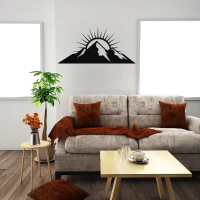 Sunrise Mountain Range Metal Art - Image 2
