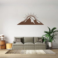 Sunrise Mountain Range Metal Art - Image 4